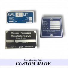 Machine Label Etched Name Plate 